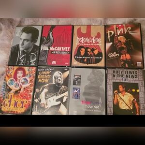 Collection of Music Concert DVDs